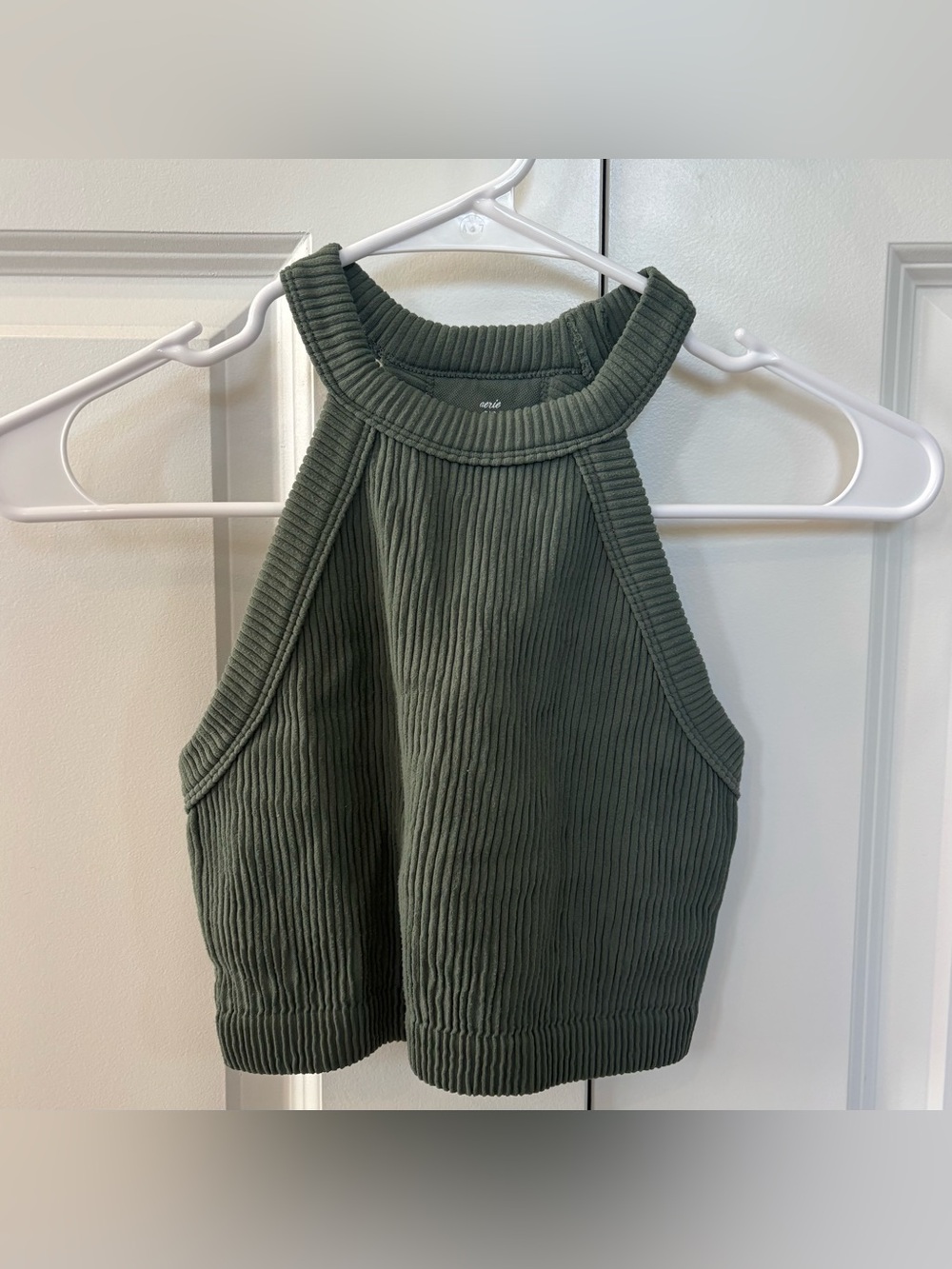 Aerie High Neck Ribbed Tank